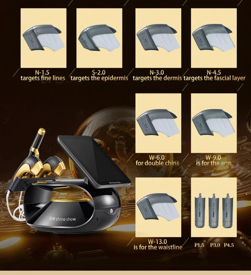 Professional Portable 13.3 "TT Double Elevation Lift Facial,Body,Skin Firming Anti-aging Skin Sejuvenation Firming SexMachine