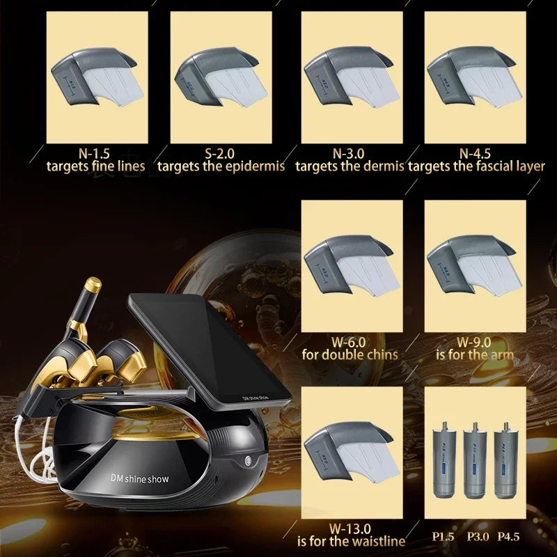 Professional Portable 13.3 "TT Double Elevation Lift Facial,Body,Skin Firming Anti-aging Skin Sejuvenation Firming SexMachine